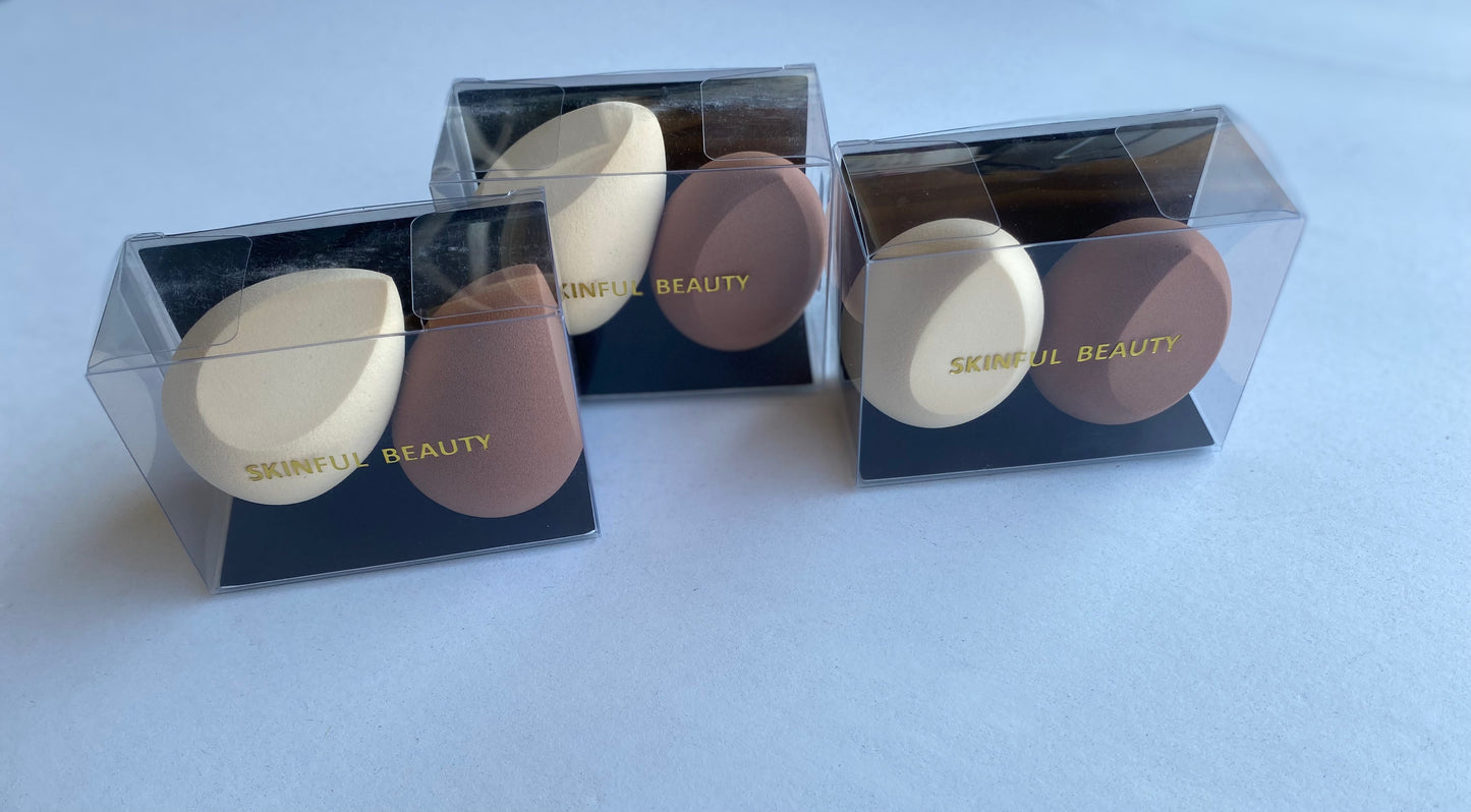 Neutral Flat - Edged Beauty Blender Sponge Set