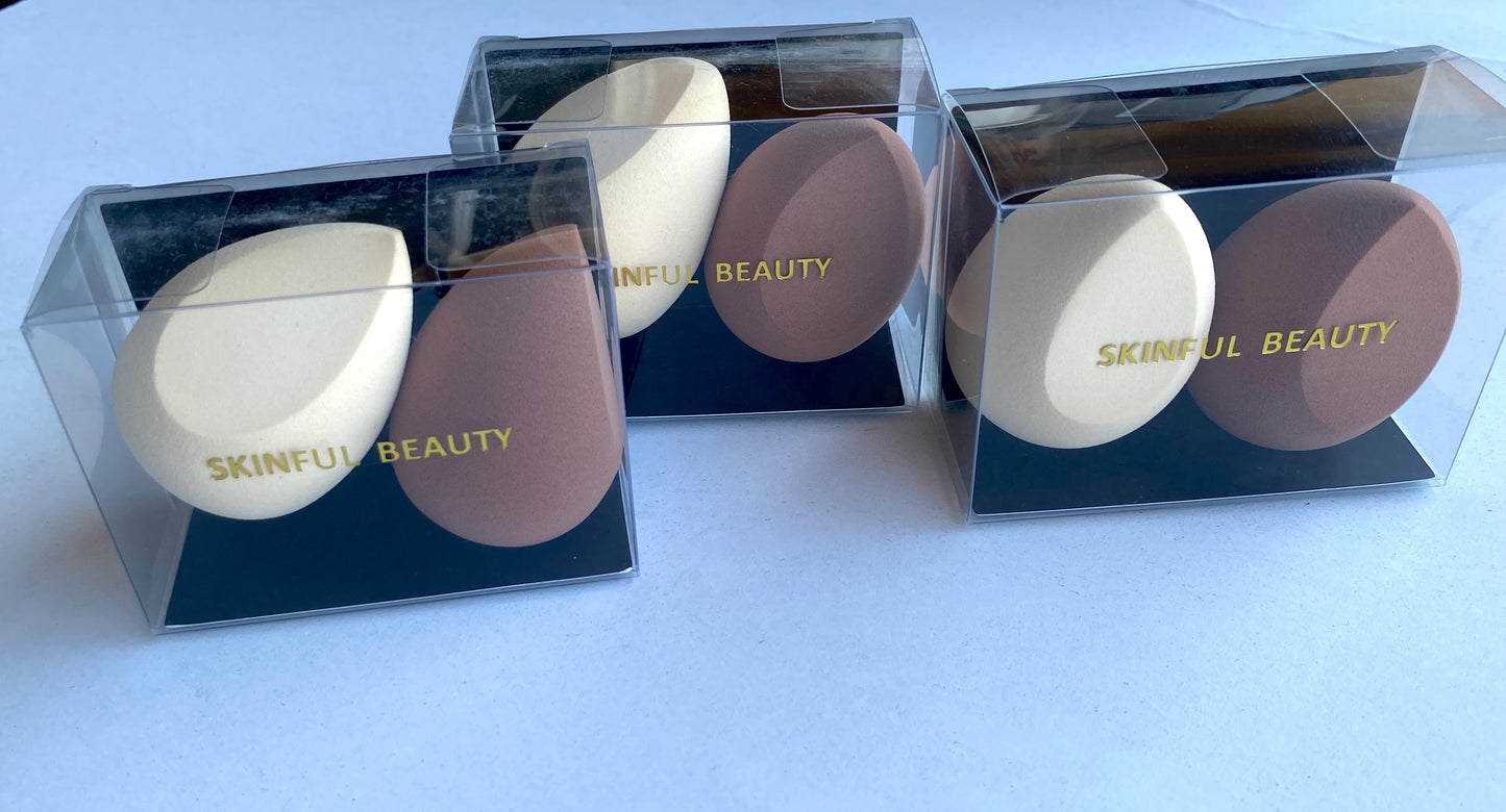 Neutral Flat - Edged Beauty Blender Sponge Set