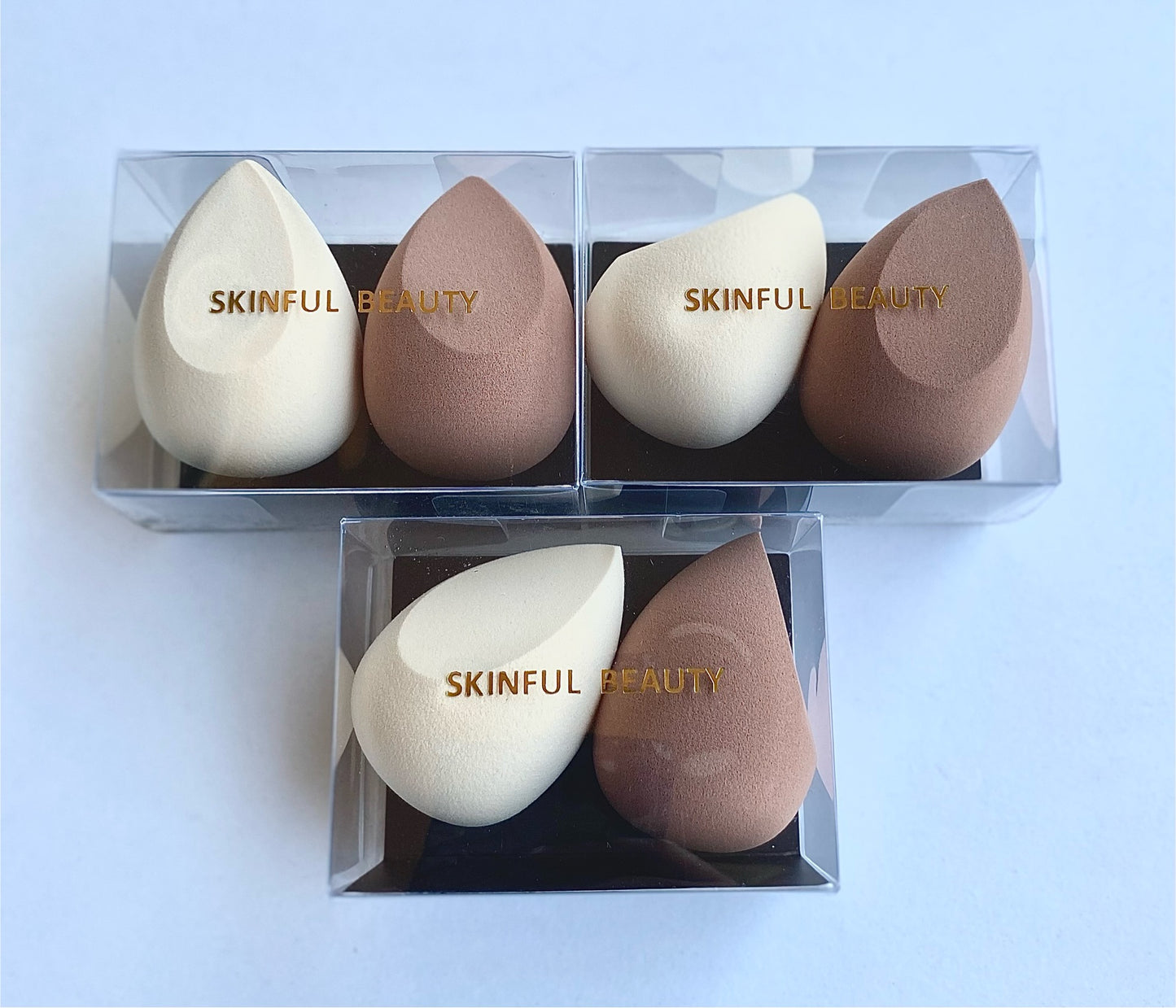 Neutral Flat - Edged Beauty Blender Sponge Set