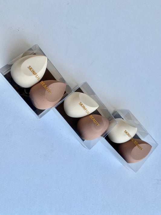 Neutral Flat - Edged Beauty Blender Sponge Set